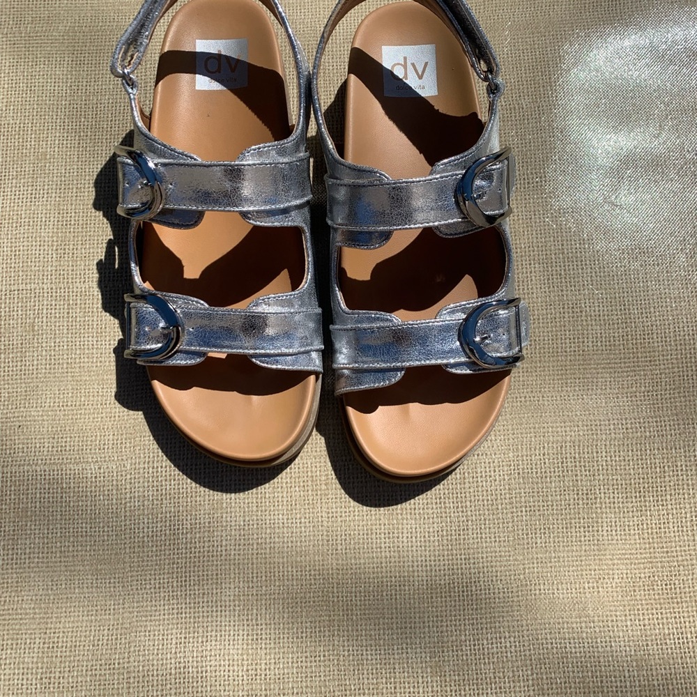 Dolce Vita Silver Sandals